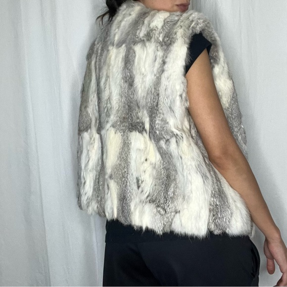 RABBIT FUR VEST - Picture 3 of 3